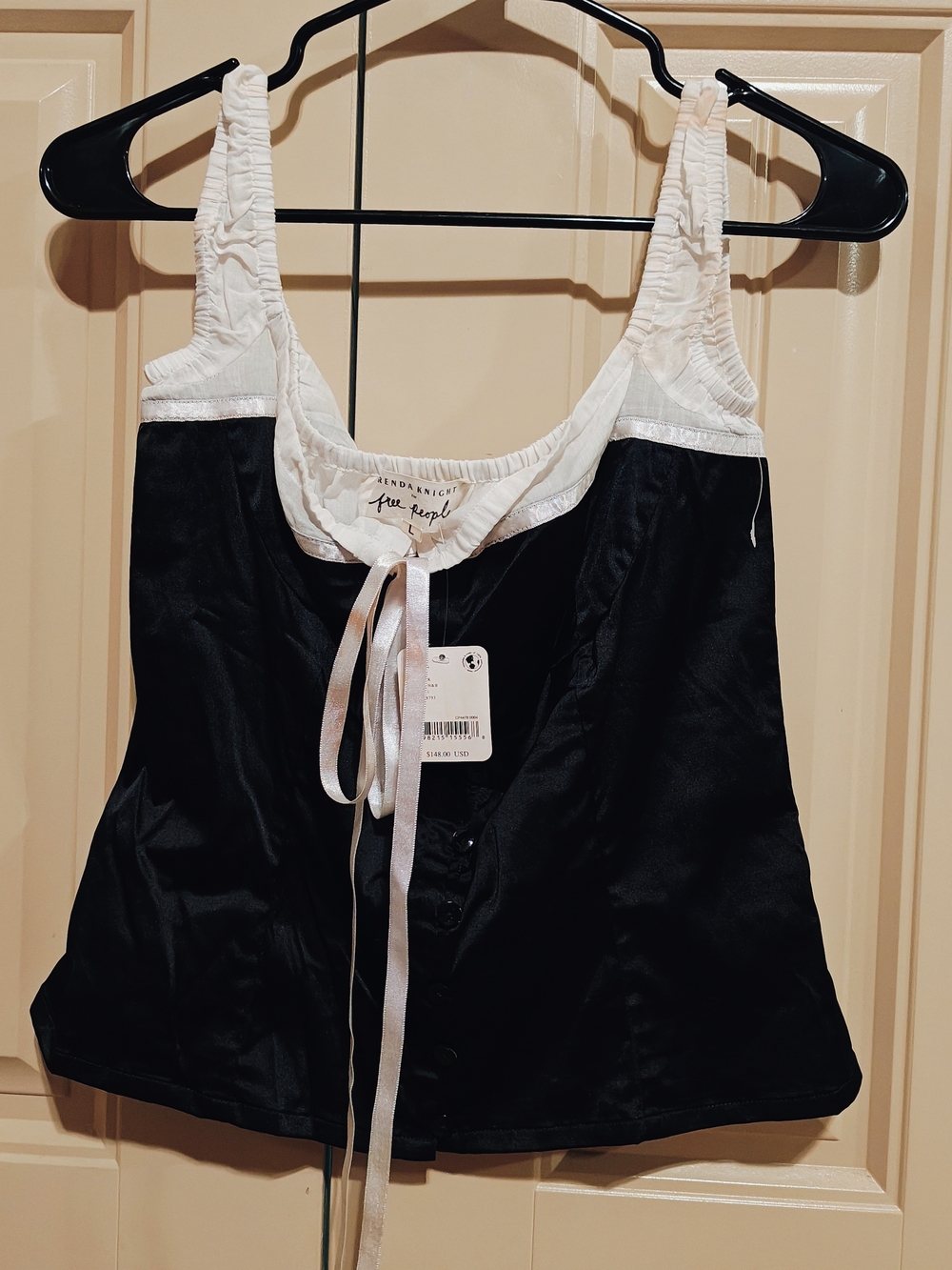 NWT $148 Free People X Brenda Knight Off The Shoulder Corset L  Cottagecore 🍑